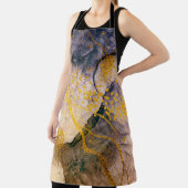 エキゾチックな芸術。金の渦、芸術的デザイン。画家 エプロン (インサイチュ)