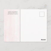 エキゾチックな葉フローラバルーンガーランド ポストカード (裏面)