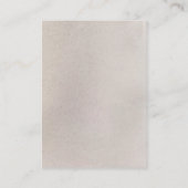 エキゾチックな葉ベビーシャワーおむつラッフルチケット エンクロージャーカード (裏面)