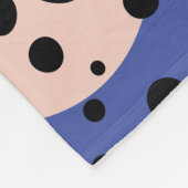 エキゾチックな虎:トレンディー幾何学模様。 フリースブランケット (角)