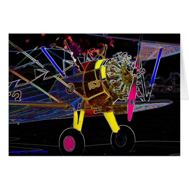 エキゾチックな複葉機 (正面横)