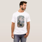 エキゾチックな鳥が付いているアムステルダムの宮殿 Tシャツ (正面フル)