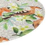 エキゾチックな鳥のオンレース カッティングボード (角)