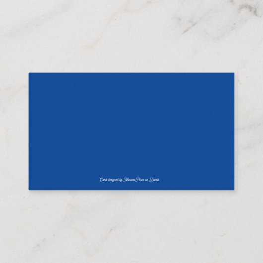 エキゾチックな鳥の販売ショップ販売EtsyオウムCockatoo 名刺 (裏面)