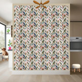 エキゾチックな鳥の陳腐な模様タイル タイル