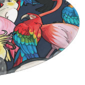 エキゾチックな鳥 カッティングボード (角)
