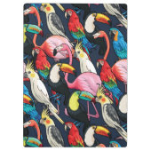 エキゾチックな鳥 クリップボード (裏面)