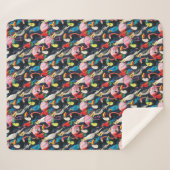 エキゾチックな鳥 シェルパブランケット (正面(横))