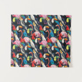 エキゾチックな鳥 タペストリー (正面(横))