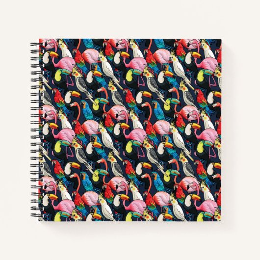 エキゾチックな鳥 ノートブック (正面)