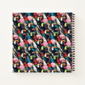 エキゾチックな鳥 ノートブック (裏面)