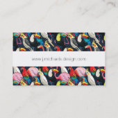 エキゾチックな鳥 名刺 (裏面)