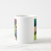 エキゾチックなDovecote コーヒーマグカップ (中央)