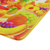 エキゾチックのトロピカル絵画フルーツの。買今 カッティングボード (角)