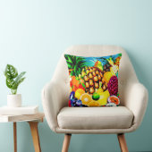 エキゾチックのトロピカル絵画フルーツの。買今 クッション (椅子)
