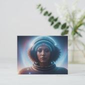 エキゾチックエイリアン女性 ポストカード (スタンド正面)