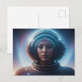 エキゾチックエイリアン女性 ポストカード (正面/裏面)