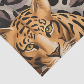 エキゾチックエレガントなジャングルサファリワイルドキャッツのデコパージュ 薄葉紙 (詳細)