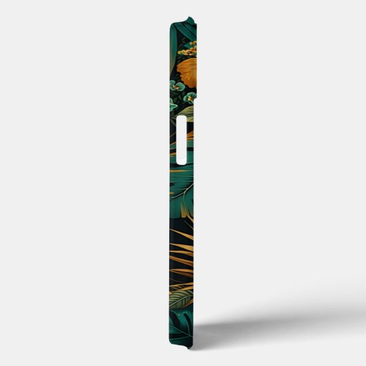 エキゾチックカラフルで熱帯花の模様 Case-Mate iPhoneケース (裏面 / 右)