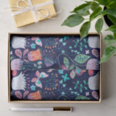 エキゾチックカラフルな花のシームレスなパターン 薄葉紙 (ギフト)