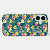 エキゾチックカラフルな花模様 Case-Mate iPhoneケース (裏面 (横))