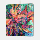 エキゾチックカラフルクロトン葉セラミックオーナメント セラミックオーナメント (左)