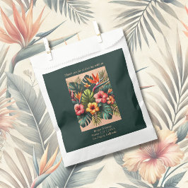 エキゾチックカラフルハワイアントロピカル結婚ズ フェイバーバッグ