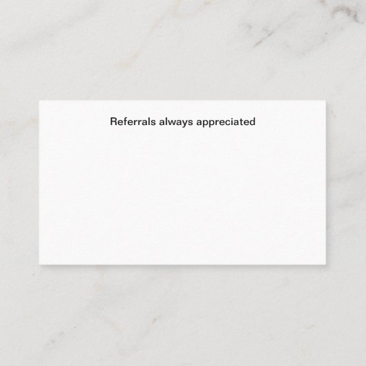 エキゾチッククール車販売ブローカーの名刺 名刺 (裏面)