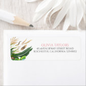 エキゾチックジャングルの葉 ゴールドリーフラベル ラベル (インサイチュ)