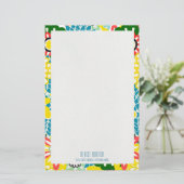 エキゾチックデイジー文房具/レターヘッド 便箋 (スタンド正面)