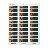 エキゾチックハワイアントロピ結婚カルズ差出人住所 ラベル (フルシート)