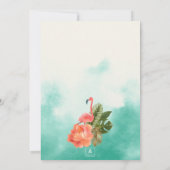 エキゾチックパラダイスウェディング 招待状 (裏面)