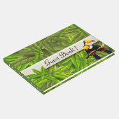 エキゾチックパーソナライズされたバーズゲストブック ゲストブック (コーナー)