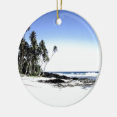 エキゾチックパームツリーズ&パラダイスビーチ セラミックオーナメント (左)