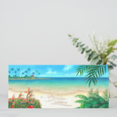 エキゾチックビーチに私があなたの名前を砂に書きます 招待状 (スタンド正面)