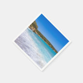 エキゾチックビーチトロピカルアイランド楽園 スタンダードカクテルナプキン (角)