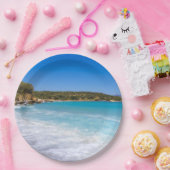 エキゾチックビーチトロピカルアイランド楽園 ペーパープレート (パーティー)