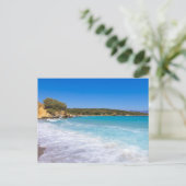 エキゾチックビーチトロピカルアイランド楽園 ポストカード (スタンド正面)