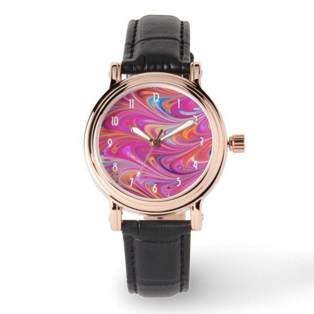 エキゾチックビーチトロピカルアイランド楽園 腕時計 (正面)