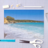 エキゾチックビーチトロピカルアイランド楽園 薄葉紙 (クラフト)