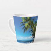 エキゾチックビーチ装飾用クッション カフェラテマグ (左アングル)