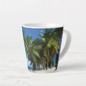 エキゾチックビーチ装飾用クッション カフェラテマグ (右アングル)