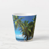 エキゾチックビーチ装飾用クッション カフェラテマグ (正面)