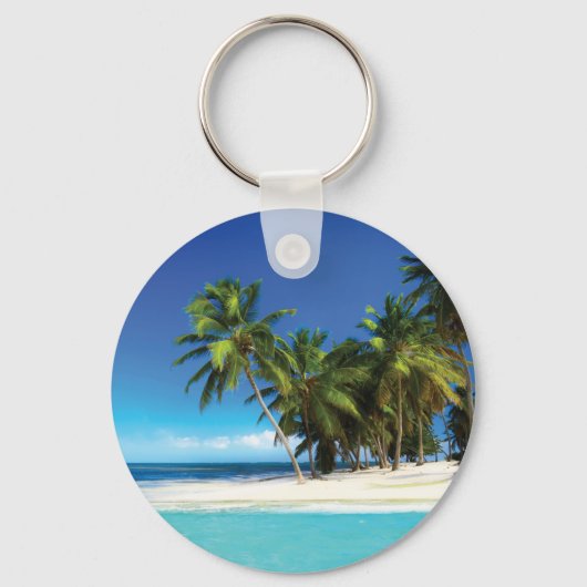 エキゾチックビーチ装飾用クッション キーホルダー (正面)