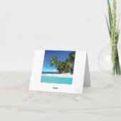 エキゾチックビーチ装飾用クッション シーズンカード (裏面)