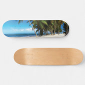 エキゾチックビーチ装飾用クッション スケートボード (横)