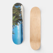 エキゾチックビーチ装飾用クッション スケートボード (正面)