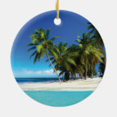 エキゾチックビーチ装飾用クッション セラミックオーナメント (裏面)