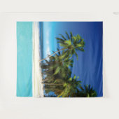 エキゾチックビーチ装飾用クッション タペストリー (正面(横))