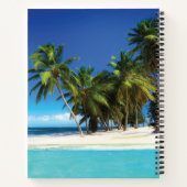 エキゾチックビーチ装飾用クッション ノートブック (裏面)